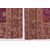 Coppia di ricami color malva - B/265/5-6 -