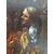 Quadro olio su tela Predicazione di San Giovanni Battista XVIII sec. Italia