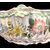 Centrotavola in maiolica con decoro floreale.Gian Battista Viero.Nove di Bassano.