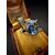 Anello  in  platino  con  Acquamarina  e  Diamanti  