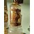 Magnifica coppia di vasi da Farmacia in vetro soffiato dorati e dipinti - H 53 cm - Inizio '900