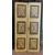 ptl511 - painted door with two doors, eighteenth century, cm l 98 xh 196     