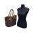LOUIS VUITTON Borsa Shopper in Tela Col. Marrone Palermo M