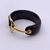 GUCCI Bracciale Vintage in Pelle Col. Marrone