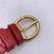 LOUIS VUITTON Cintura in Pelle Lucida Col. Rosso -