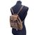 GUCCI Zaino Vintage in Pelle Col. Marrone Bamboo S
