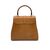 GUCCI Borsa a Mano Vintage in Pelle Col. Beige Lady Lock M