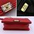 CHANEL Borsa a Tracolla in Pelle Col. Rosso Boy M