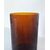 Vaso in vetro di Murano ambra