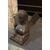 AL319 - Coppia di alari con sfingi, epoca '800, misure cm L 12 x H 20 x P 46