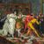 Vincenzo Colleoni (Attivo a Venezia nella seconda metà del XIX sec.) - Scena di interno con personaggi in maschera.