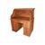 Scrivania a rullo americana in legno di rovere di inizio 1900 con ampi cassetti