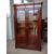 LIBRERIA IN MOGANOSTILE LUIGI FILIPPO A DUE PORTE EPOCA 800 RESTAURATA  cm L 127x36xH218