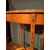 Tavolino inglese stile satinwood del 1800 con pitture e putto