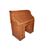 Scrivania a rullo americana in legno di rovere di inizio 1900 con ampi cassetti