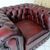 Coppia di poltrone chesterfield club inglese originale nuova in pelle bordeaux 