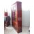 LIBRERIA IN MOGANOSTILE LUIGI FILIPPO A DUE PORTE EPOCA 800 RESTAURATA  cm L 127x36xH218