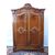 ARMADIO IN NOCE PIEMONTESE  A DUE PORTE EPOCA PRIMI 800 RESTAURATO  cm L 161xP56xH254