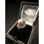 Anello  con  Perla  " GOLD "  e   Diamanti  