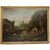 Giuseppe Tassoni (1653 -1737)  "Paesaggio con armenti e famiglia di pastori"