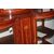 Cabinet Vetrina inglese del 1800 stile Vittoriano in legno di Mogano con intarsi