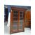 Vetrina libreria a due ante mogano sfingi in bronzo ritorno d'Egitto 1870 Francia