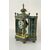 Orologio da tavolo, XX secolo, in bronzo dorato e smalto cloisonné