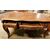 TAV215 - Tavolo scrittoio anni '40, con decorazioni in bronzo, misure cm L 158 x H 80 x P 82