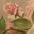 Quadri Antichi, Natura Morta, Vaso Di Fiori Di Rose, Epoca Novecento, Art Deco. (QF640)