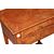 Tavolino con 2 cassetti ed intarsi francese stile Luigi XVI del 1800 in legno di noce