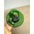 Antico versatoio brocca primi '900 in vetro verde soffiato, Empoli, h 40 cm