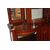 Cabinet Vetrina inglese del 1800 stile Vittoriano in legno di Mogano con intarsi
