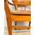 Antica poltroncina art decò 1940 in noce, seduta ricamata a foglie,70x52x44 cm
