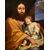 Gesù con il figlio del committente, Giovan Battista Salvi (1609 - 1685) cerchia/seguace