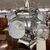 Lampadario Chandelier Mazzega anni 70 vetro e acciaio – sei luci  . Modernariato – design . h 50 L 50 