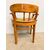Antica poltroncina art decò 1940 in noce, seduta ricamata a foglie,70x52x44 cm