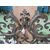 grande applique in metallo dorato cm. 95 x 60