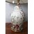 Antica lampada porcellana Francese anni 40 dipinta a fiori. Altezza cm 90 
