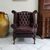 Poltrona chesterfield queen anne inglese originale nuova 