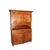Credenza doppio corpo Italiana Piemontese di inizio 1800 in legno di ciliegio