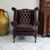 Poltrona chesterfield queen anne inglese originale nuova 