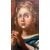 Quadro, olio su tela "Maria Vergine Bambina e Sant'Anna" - inizi XVIII sec. 