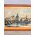 Antica oleografia fine '800 Ponte Carlo Praga 57x45