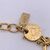 YVES SAINT LAURENT Collana Vintage in Metallo Col. Oro Arty