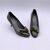 MIU MIU Scarpe con Tacco in Pelle Lucida Col. Verde 39
