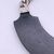 FENDI Collana in Pelle Col. Argento FF