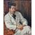 Ritratto d'uomo, firmato Louis-Xavier-Amédée Closets d'Errey, 1933