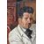 Ritratto d'uomo, firmato Louis-Xavier-Amédée Closets d'Errey, 1933