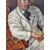 Ritratto d'uomo, firmato Louis-Xavier-Amédée Closets d'Errey, 1933