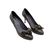 MIU MIU Scarpe con Tacco in Pelle Lucida Col. Verde 39